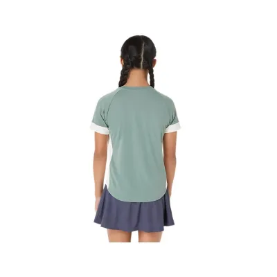 Футболка Asics GIRLS TENNIS SS TOP MONUMENT BLUE/CREAM (XS) 2044A045-400 (XS) - 1 - Robinzon.ua