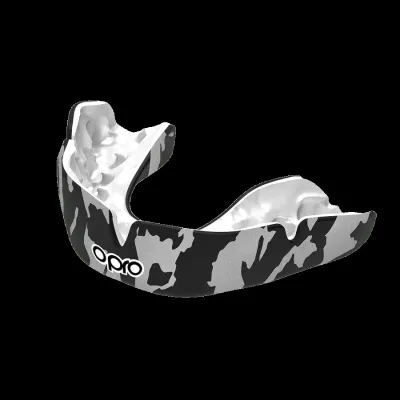 Капа OPRO Instant CAMO взрослая (вик 11+) Black/White (art.102523002) - 1 - Robinzon.ua