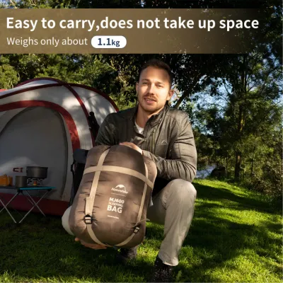 Спальный мешок с капюшоном Naturehike MJ 600 CNK2300SD014, коричневый. - 3 Спальный мешок с капюшоном Naturehike MJ 600 CNK2300SD014, коричневый. - 3 - Robinzon.ua