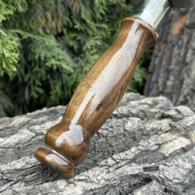 Двойной шампур Mzavod с деревянной ручкой 630х12х3мм ретро - 3 Двойной шампур Mzavod с деревянной ручкой 630х12х3мм ретро - 3 - Robinzon.ua