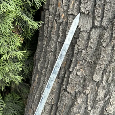 Шампур Mzavod с деревянной ручкой 630х12х3мм ретро - 3 - Robinzon.ua