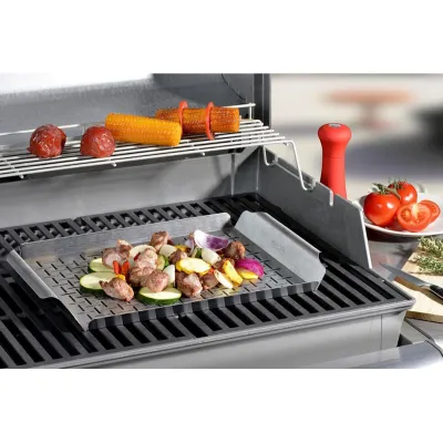 Вок-деко для овощей SANTOS XXL, нержавеющая сталь, 44,5 х 30 см 167. - 4 - Robinzon.ua