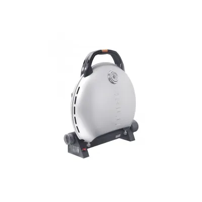 КОМПЛЕКТ Портативний переносний газовий гриль O-GRILL 600T, срібло + шланг в подарунок! - 4 - Robinzon.ua