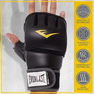 Перчатки MMA Everlast WRIST WRAP HB GL Черный L/XL (883341-70-8) - 3 - Robinzon.ua