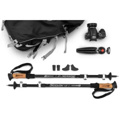 Трекінгові палиці Nordend Pro Hop-Sport 0145TP чорний - 6 - Robinzon.ua