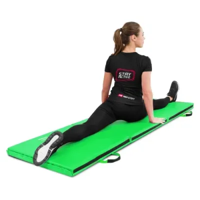 Мат гимнастический 5 см мягкий с липучкой Hop-Sport 065FM зеленый - 5 - Robinzon.ua