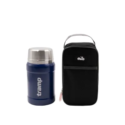 Термос TRAMP з широким горлом 800 мл у чохлі UTRC-132-blue - 1 Термос TRAMP з широким горлом 800 мл у чохлі UTRC-132-blue - 1 - Robinzon.ua