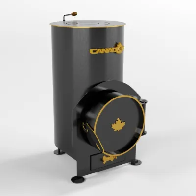 Буржуйка «Canada» 85 м3 із зольником LUX - 1 Буржуйка «Canada» 85 м3 із зольником LUX - 1 - Robinzon.ua