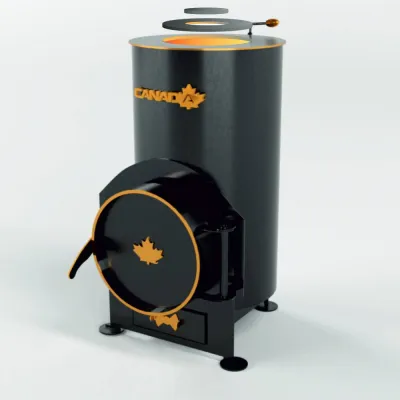 Буржуйка «Canada» 85 м3 із зольником LUX - 2 Буржуйка «Canada» 85 м3 із зольником LUX - 2 - Robinzon.ua