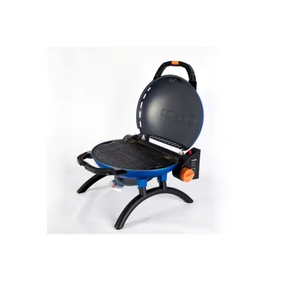 КОМПЛЕКТ Портативный переносной газовый гриль O-GRILL 500, синий + шланг в подарок! - 3 - Robinzon.ua