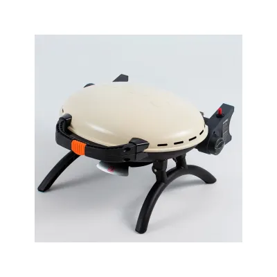 КОМПЛЕКТ Портативный переносной газовый гриль O-GRILL 500, кремовый + шланг в подарок! - 3 - Robinzon.ua