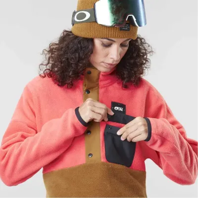 Picture Organic реглан Arcca W hot coral-dark golden M - 2 Picture Organic реглан Arcca W hot coral-dark golden M - 2 - Robinzon.ua