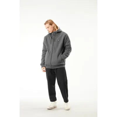 Picture Organic толстовка Yinni Plush Zip Hoody dark grey melange XXL - 2 Picture Organic толстовка Yinni Plush Zip Hoody dark grey melange XXL - 2 - Robinzon.ua