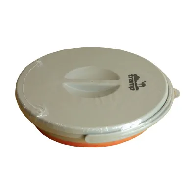 Ведро TRAMP складное силиконовое с крышкой 5л терракотовое TRC-127 - 2 - Robinzon.ua