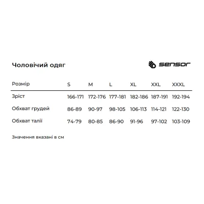 Термобелье мужское Sensor Double Face черное 24000007, SM21DF-black-XXXL. - 1 - Robinzon.ua