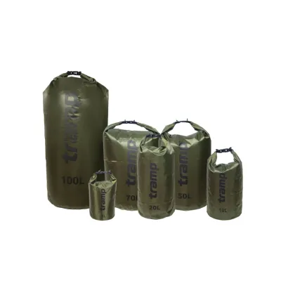 Гермомішок Tramp PVC Diamond Rip-Stop оливковий 15л UTRA-112-olive - 3 - Robinzon.ua