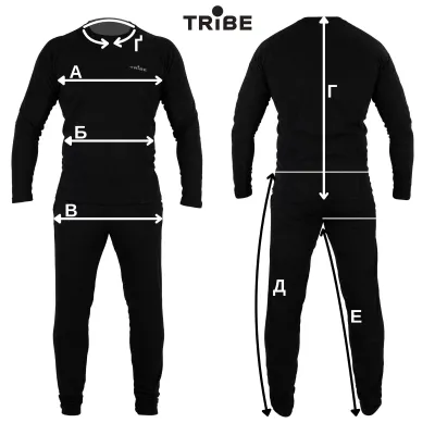 Термобілизна чоловіча Tribe Microfleece (футболка+штани) T-KA-0015-black, T-KA-0015-black-M - 6 Термобілизна чоловіча Tribe Microfleece (футболка+штани) T-KA-0015-black, T-KA-0015-black-M - 6 - Robinzon.ua