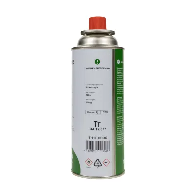 Картридж газовый Tribe цанговый 220 г T-HF-0006. - 3 - Robinzon.ua