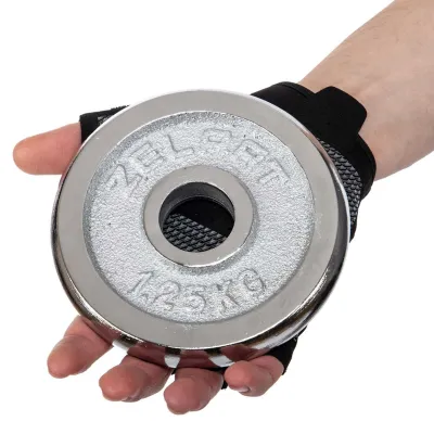 Блин (диск) хромированный 1.25 кг d-30мм Zelart-7786-1_25 - 6 - Robinzon.ua