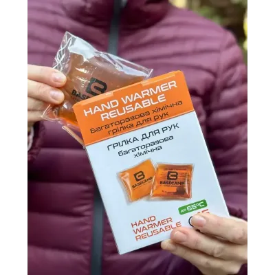 Многоразовая химическая грелка для рук BaseCamp Reusable Hand Warmer (BCP 80600) - 5 - Robinzon.ua