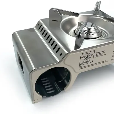 Портативна газова плитка Base Camp Camping Stove Mokka, Bone White (BCP 51417) - 3 - Robinzon.ua