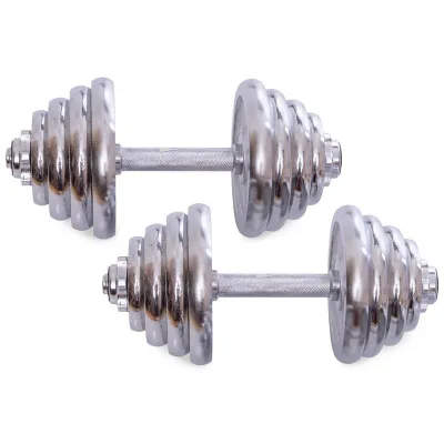 Гантели разборные хромированные 2 по 15 кг SP-Sport-80002-30 - 3 Гантели разборные хромированные 2 по 15 кг SP-Sport-80002-30 - 3 - Robinzon.ua
