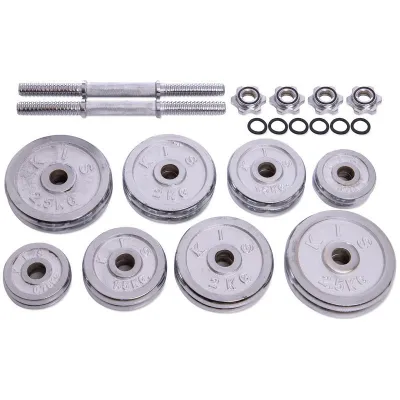 Гантели разборные хромированные 2 по 15 кг SP-Sport-80002-30 - 2 Гантели разборные хромированные 2 по 15 кг SP-Sport-80002-30 - 2 - Robinzon.ua