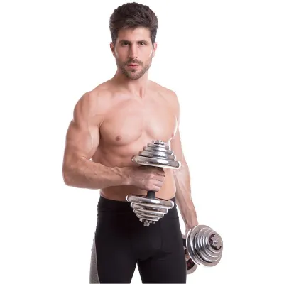 Комплект 4в1 штанги и гантели 55 кг YORK 1312 - 4 - Robinzon.ua