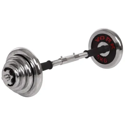 Комплект 4в1 штанги и гантели 55 кг YORK 1312 - 6 - Robinzon.ua