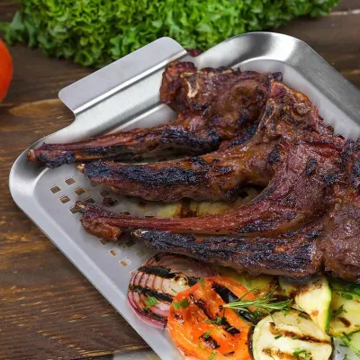 Перфорированный вок-деко 33,1 x 2 x 18,7 см GRILLI 777637. - 4 Перфорированный вок-деко 33,1 x 2 x 18,7 см GRILLI 777637. - 4 - Robinzon.ua