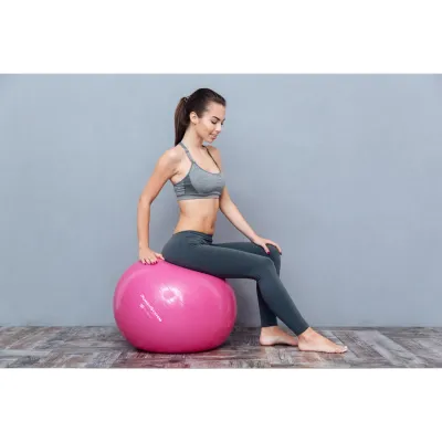 Мяч для фитнеса (фитбол) Power System PS-4013 &Oslash;75 cm PRO Gymball Pink - 3 - Robinzon.ua