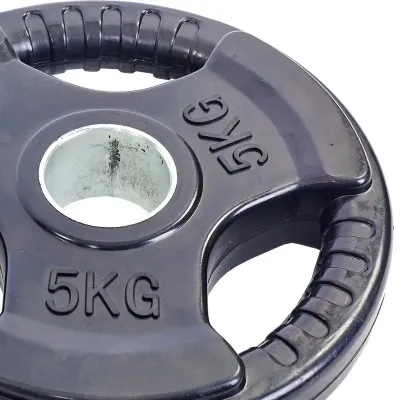 Диск обгумований для олімпійської штанги 5 кг Рекорд TA-8122-5 - 2 Диск обгумований для олімпійської штанги 5 кг Рекорд TA-8122-5 - 2 - Robinzon.ua