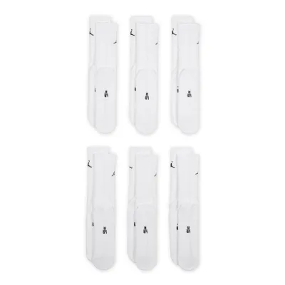 Мужские носки Jordan U J ED CUSH PLY CREW 6PR Белый 38-42 (HV6228-100 38-42) - 2 - Robinzon.ua