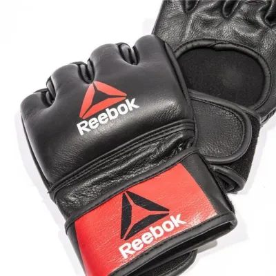 Перчатки для единоборств Reebok MMA Gloves Leather Черный, Красный S (RSCB-10310RDBK S) - 2 Перчатки для единоборств Reebok MMA Gloves Leather Черный, Красный S (RSCB-10310RDBK S) - 2 - Robinzon.ua