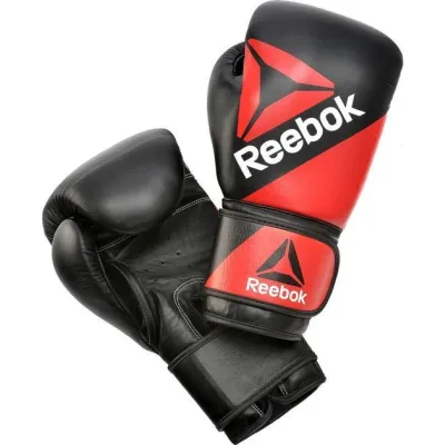 Мужские боксерские перчатки Reebok Combat Leather Boxing Gloves Черный, Красный 10 унций (RSCB-10110RD-10) - 1 Мужские боксерские перчатки Reebok Combat Leather Boxing Gloves Черный, Красный 10 унций (RSCB-10110RD-10) - 1 - Robinzon.ua