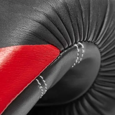 Мужские боксерские перчатки Reebok Combat Leather Boxing Gloves Черный, Красный 10 унций (RSCB-10110RD-10) - 3 Мужские боксерские перчатки Reebok Combat Leather Boxing Gloves Черный, Красный 10 унций (RSCB-10110RD-10) - 3 - Robinzon.ua