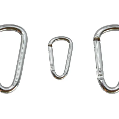 Карабин Tramp алюминиевый, размер 6 см, без муфты, UTRA-300-silver - 1 - Robinzon.ua