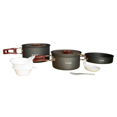 Набор посуды из анодированого алюминия Tramp UTRC-143 - 1 - Robinzon.ua