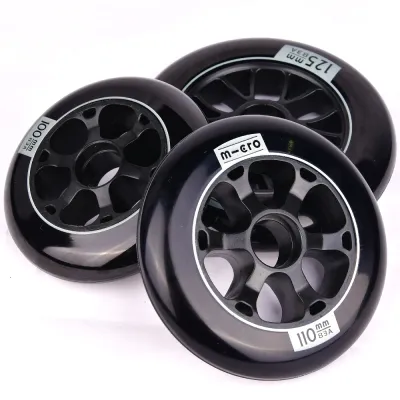 Micro колеса Flow 110 mm black - 1 - Robinzon.ua