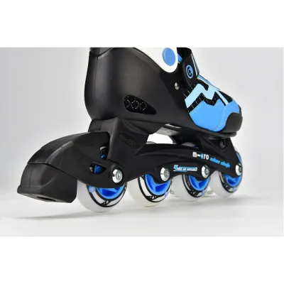 Мікро ролики Majority синьо-чорні 23-26. - 6 Мікро ролики Majority синьо-чорні 23-26. - 6 - Robinzon.ua