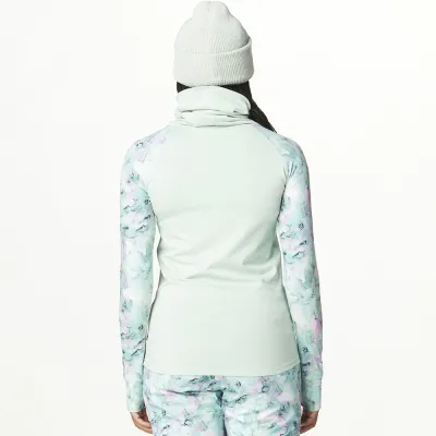 Picture Organic реглан флісовий Pagaya High W розмитий водний принт-илова зелена L. - 1 - Robinzon.ua