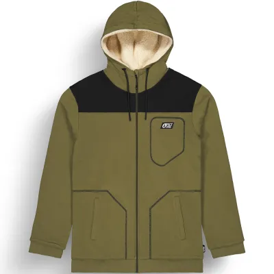 Толстовка Picture Organic Basement Plush Zip тютюнового кольору L. - 4 - Robinzon.ua