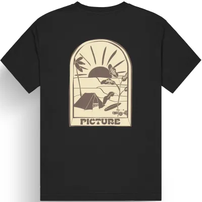 Picture Organic футболка Endako black L - 4 - Robinzon.ua