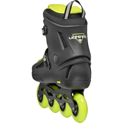 Роликові ковзани Lightning black-lime 250. - 4 Роликові ковзани Lightning black-lime 250. - 4 - Robinzon.ua