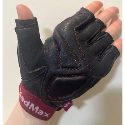 Рукавички для фітнесу MadMax MFG-911 Nine-eleven Black / perpito L - 6 - Robinzon.ua