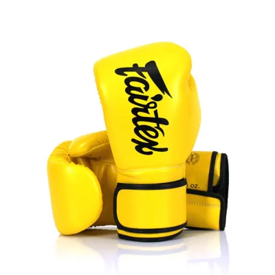 Боксерські рукавиці Fairtex BGV14 Yellow 10 унцій - 3 - Robinzon.ua