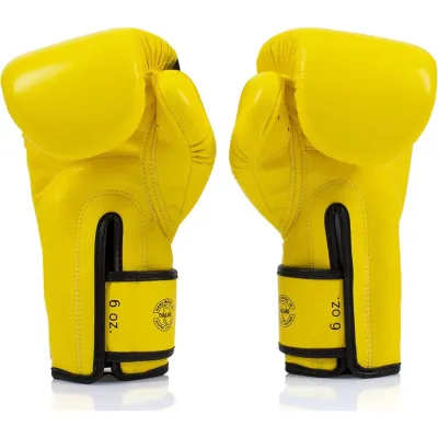 Боксерські рукавиці Fairtex BGV14 Yellow 10 унцій - 4 - Robinzon.ua