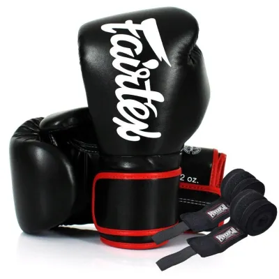 Боксерські рукавиці Fairtex BGV14 Black 16 унцій - 6 - Robinzon.ua