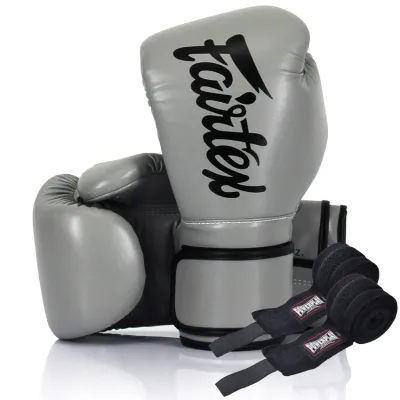 Боксерські рукавиці Fairtex BGV14 Grey 14 унцій - 6 - Robinzon.ua