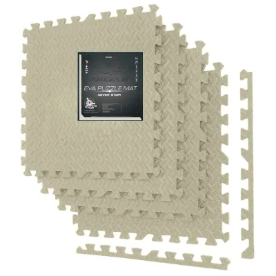 Мат-пазл (ласточкин хвост) PowerPlay EVA Puzzle Mat 120 x 120 x 1.2 cм Оливковый - 1 - Robinzon.ua